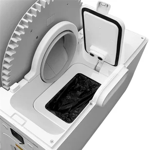 Automatyczna kocia kuweta Furbulous Sterowana Aplikacją, duża przestrzeń 60l dla wielu kotów - biała - Kuwety dla kotów - miniaturka - grafika 5