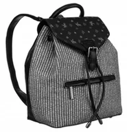 Plecaki - Plecak damski modny plecaczek z klapką miejski pojemny David Jones - miniaturka - grafika 1