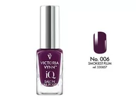 Lakiery do paznokci - IQ SALON NAIL POLISH no 006 SMOKIEST PLUM - miniaturka - grafika 1