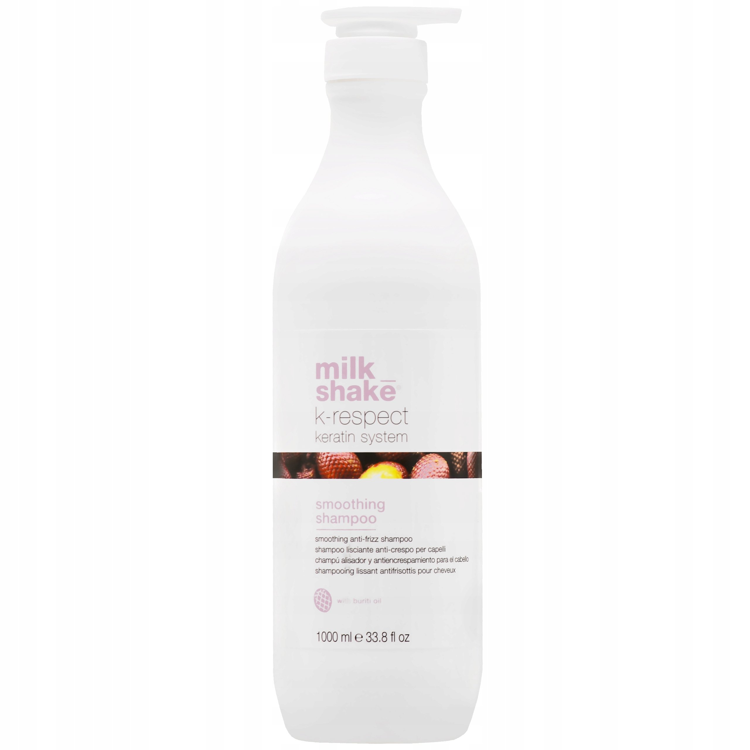 Szampon wygładzający milk shake K Respect z owocowymi kwasami 1000 ml