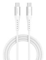 Kable komputerowe i do monitorów - 4smarts 541452 kabel USB 1,5 m USB C Biały - miniaturka - grafika 1