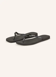 Havaianas Japonki Metallic schwarz - Moda i Uroda OUTLET - miniaturka - grafika 1