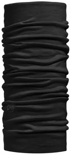 Apaszki i szaliki damskie - Buff Chusta wielofunkcyjna Merino Wool Solid Black roz uniw 330079) BUF100637 - grafika 1