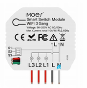 Sterowniki i przekaźniki - Przekaźnik dopuszkowy 3 kanały WiFi TUYA - miniaturka - grafika 1