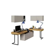 Szafy i szafki dla dzieci - Biurko z zabudową do pokoju młodzieżowego Teen Flex 18 - miniaturka - grafika 1