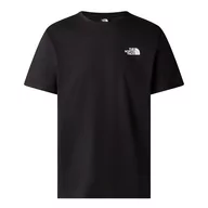 Koszulki sportowe męskie - Koszulka The North Face Redbox 0A87NPJK31 - czarna - miniaturka - grafika 1