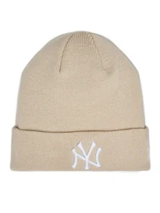 New Era Czapka Ess Nyy Stn 60348860 Beżowy - Czapki męskie - miniaturka - grafika 1