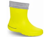 Kalosze damskie - ZETPOL kalosze damskie EVA limonkowe wkład ocieplający szary 39 (26 cm) - miniaturka - grafika 1