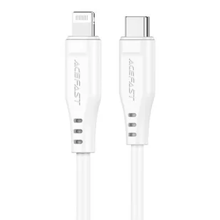 Acefast kabel MFI USB Typ C - Lightning 1,2m, 30W, 3A biały (C3-01 white) C3-01-C-L white - Kable USB - miniaturka - grafika 1