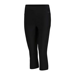Spodnie damskie - Speedo Damskie spodnie Essential 3/4 Swimsuit Separates czarny czarny xxl - grafika 1