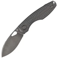 Noże - Nóż składany FOX Chilin Black Carbon Fiber, Black Stonewashed PVD M398 by Jesper Voxnæs (FX-530 CFDSW) - miniaturka - grafika 1
