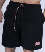 Spodenki męskie - Spodenki kąpielówki LONSDALE DUNBEATH czarne-M - miniaturka - grafika 1