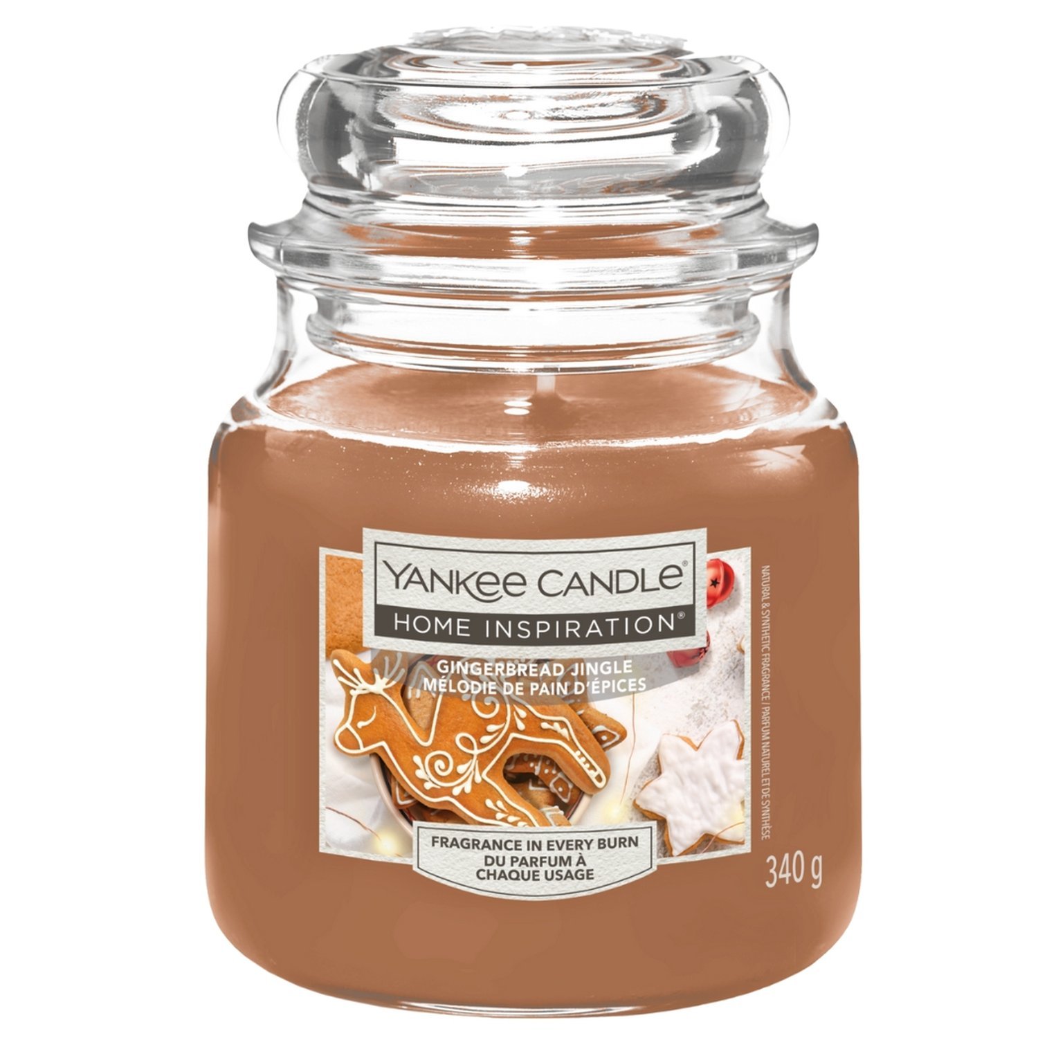 Yankee Candle Świeca Home Inspiration Gingerbread Jingle, 340 g