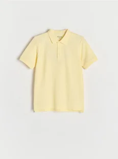 Reserved - T-shirt polo - jasnożółty - Koszulki dla chłopców - miniaturka - grafika 1