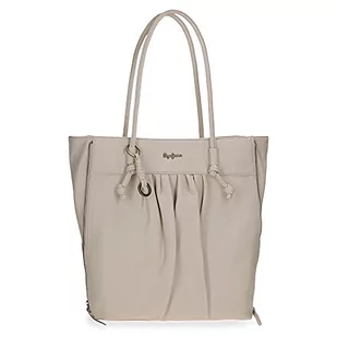 Pepe Jeans iria casual plecak, beżowy, 34x39x7 cms, torba na zakupy - Torebki damskie - miniaturka - grafika 1
