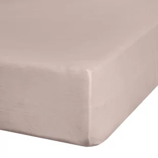 Wysokie prześcieradło 120x200+25cm bawełna jersey beżowe Eurofirany - Prześcieradła - miniaturka - grafika 1