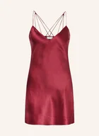 Bielizna nocna - Livy Negliż Cosmic Z Jedwabiu rot - miniaturka - grafika 1