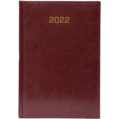 Kalendarze - ANIEW  Kalendarz 2018 książkowy A5 dzienny Baladek Bordowy - miniaturka - grafika 1