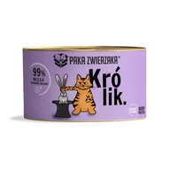 Mokra karma dla kotów - PAKA ZWIERZAKA Karma mokra KOT Królik 200g - miniaturka - grafika 1