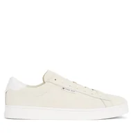 Sneakersy męskie - Sneakersy Tommy Jeans Tjm Leather Low Cupsole Suede EM0EM01375 Beżowy - miniaturka - grafika 1