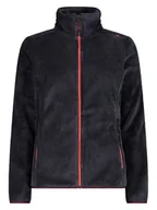 Kurtki damskie - CMP Kurtka polarowa w kolorze czarnym - miniaturka - grafika 1