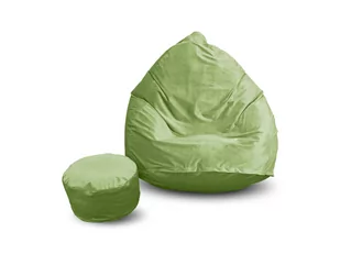Pufa welur sako XXXXL worek + gratis jasno zielona - Pufy i podnóżki - miniaturka - grafika 1