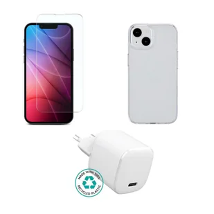 eSTUFF Kit for iPhone 14. Charger, - Ładowarki do telefonów - miniaturka - grafika 1