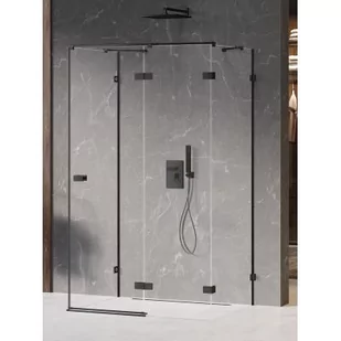 New Trendy EXK-2625 KABINA AVEXA BLACK PROSTOKĄTNA PRZY$828CIENNA 80x70x200 CZYSTE 6mm ACTIVE SHIELD - Kabiny prysznicowe - miniaturka - grafika 2