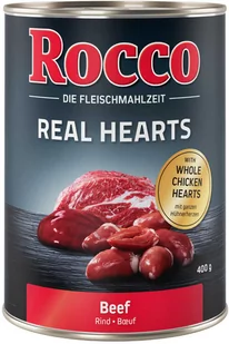 Rocco Real Hearts, 6 x 400g - Wołowina z całymi sercami kurczaka - Mokra karma dla psów - miniaturka - grafika 1