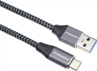 Kable USB - Kabel USB PremiumCord USB-A - USB-C 2 m Czarno-szary (ku31cs2) - miniaturka - grafika 1