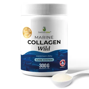 BetterMe Marine Collagen Wild, smak neutralny, 300 g - Włosy, skóra, paznokcie - miniaturka - grafika 1