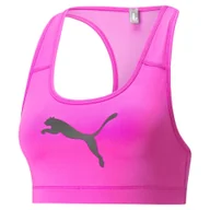 Bielizna sportowa damska - Stanik damski Puma Mid Impact 4Keeps Bra Deep - miniaturka - grafika 1