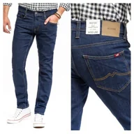 Spodnie męskie - Męskie spodnie jeansowe dopasowane Mustang Oregon Tapered 31/30 - miniaturka - grafika 1