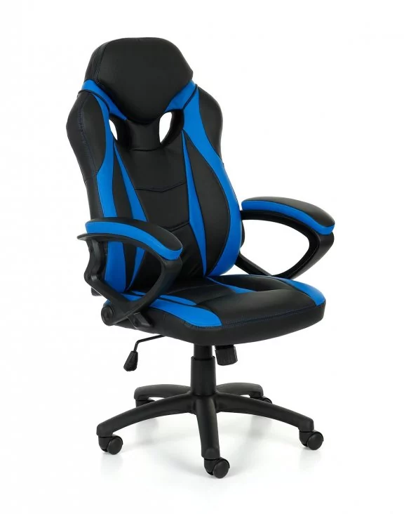 Fotel G-Racer Basic, gamingowy, niebieski, dla graczy