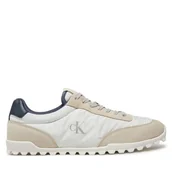 Sneakersy męskie - Sneakersy Calvin Klein Jeans YM0YM01263 Biały - miniaturka - grafika 1