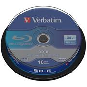 Nośniki danych - Verbatim BD-R Blu-Ray 25GB 6x Szpula 10 43742 - miniaturka - grafika 1