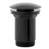 Korki do umywalek - Omnires Korek klik-klak wzór cylindryczny do syfonu umywalkowego chrom A706 - miniaturka - grafika 1