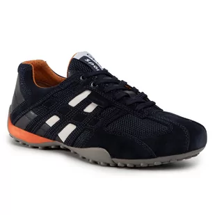 Półbuty GEOX - U Snake K U4207K 02214 C4002 Navy - Półbuty damskie - miniaturka - grafika 1