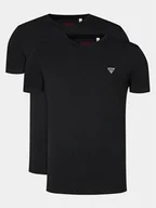 Koszulki męskie - Guess Komplet 2 t-shirtów Caleb U97G03 KCD31 Czarny Regular Fit - miniaturka - grafika 1