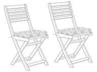 Poduszki ogrodowe - Beliani Zestaw 2 poduszek na krzesło ogrodowe miętowe FIJI - miniaturka - grafika 1