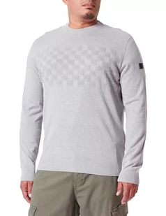 TOM TAILOR sweter męski, 12035 – szary Heather Melange, XXL - Swetry męskie - miniaturka - grafika 1