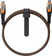 Kable USB - Kabel USB C2G UAG SRGE - kabel USB-C - USB-C, USB 3.2 Gen2 240W/20Gbps, 75 cm (black/orange) - miniaturka - grafika 1