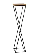 Kwietniki - HowHomely Kwietnik stojący metalowy 100 cm LOFT DD.15467 - miniaturka - grafika 1