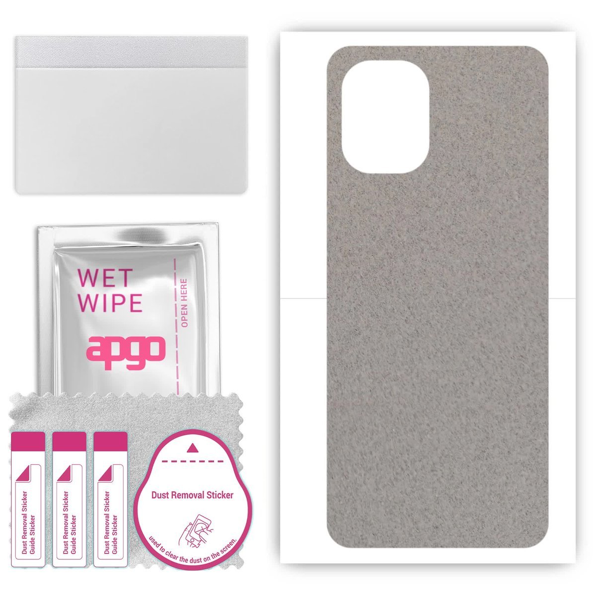 Folia naklejka skórka strukturalna na TYŁ Zamsz do Samsung Galaxy XCover 6 Pro - Zamsz Szary - apgo SKINS