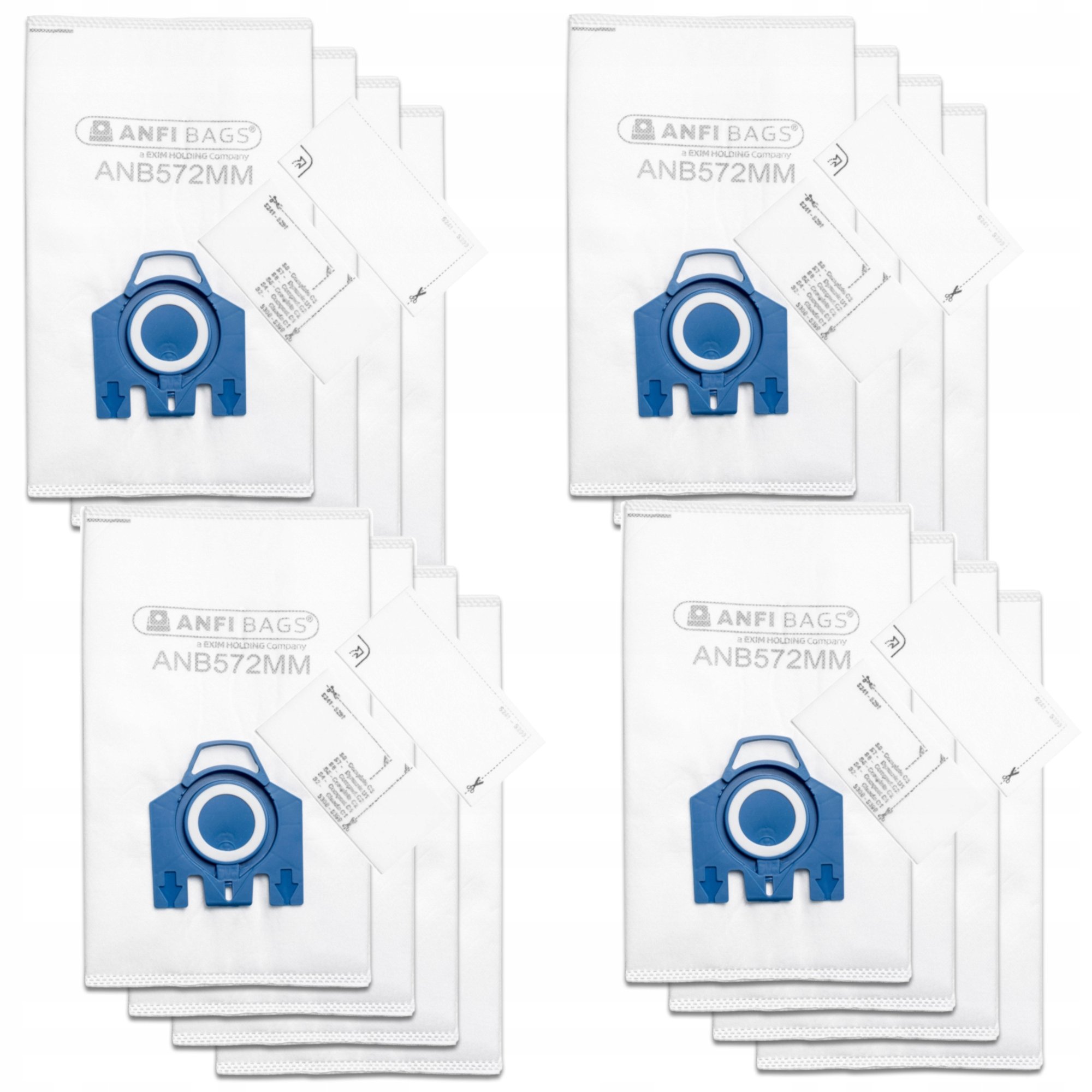 16x Worki do odkurzacza Miele 3D Complete C2 C3 Classic C1 filtry