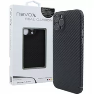 Etui i futerały do telefonów - Nevox Etui CarbonSeries Magnet Series do iPhone 14 Pro czarne - miniaturka - grafika 1