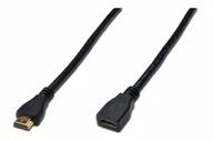 Kable - Assmann Przedłużacz HDMI Highspeed Ethernet V 1.4 3D GOLD A M/Ż 3m 1_207542 - miniaturka - grafika 1