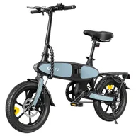 Rowery elektryczne - DYU C2 Electric Bike 250W Motor 48V 7 5Ah Battery 16*2 5-inch Tires 25km/h Max Speed 40km Range Dual Disc Brakes LED Dis - miniaturka - grafika 1