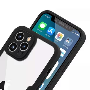 Etui Pancerne 360 obudowa Alogy Armor Case na telefon do Apple iPhone 13 Pro Max Black - Etui i futerały do telefonów - miniaturka - grafika 4