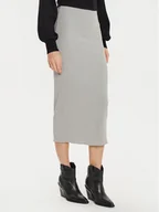 Spódnice - Brave Soul Spódnica ołówkowa LSKJ-272YEMIGRY Szary Slim Fit - miniaturka - grafika 1